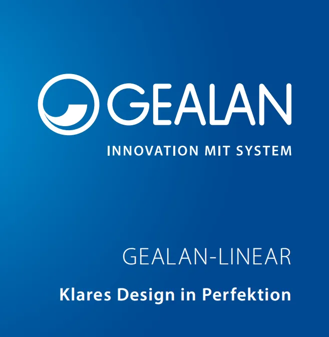 GEALAN INNOVATION MIT SYSTEM Fensterbau-Banner